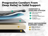 Giselle 25cm Queen Memory Foam Mattress Gel Infused Foam Removable Cover FOAM-D-MFM-ECLIPSE-H025-Q