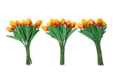 30pcs Artificial Tulips Flowers Innovative Simulation Hand Crafted PU Fake Tulips for Home Wedding V1294-YM0706-3115230083611