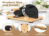 Manual Bread Slicer with Adjustable Thickness, Hand Crank Slicer for Homemade Sourdough, 304 V1107-CS-SDMBQGJ