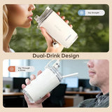 Personal Juicer, Insulated Juicing Cup, 80W High Power, Type-C Rechargeable, Shakes and Smoothies V1107-122-68972-BLK