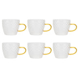 6Pcs Heat Resistant Glass Cup Tea Cup with Handle Tea Set Accessories for Home Tea House V1294-YM0721-3118210049411