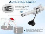 Fuel Transfer Pump with Auto-stop Sensor -3.2 GPM, 3 Tank Adapters, 51" Hose Portable Fuel Pump V1258-DP02-C-335