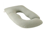 CARLA HOME U Shape Pregnancy Pillow Full Body Support - Green - Polyester - Full Body Pillow LSB-36503