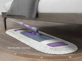 Flat Floor Mop, with Stainless Steel Handle, Reusable Washable Mop Pad, Wet Dry Flat Mops for V1366-AZ2-W-23324