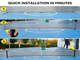 Portable Pickleball Net 6.7m Regulation Size Steady Metal Frame and Standard PE Nets With Carrying V985-PICKLEBALLNET