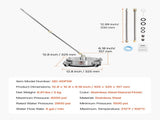 14" Pressure Washer Surface Cleaner, Stainless Steel Pressure Washer Attachments with 4 Wheels, 4000 V952-GYQXJBMQJQYPLEQRIV0