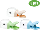 3-Piece Pet Food Scoop Set 2-in-1 Dog Cat Feeding Spoon with Food Bag Sealing Clip V1258-DP02-BOL-266