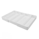 Kitchen Drawer Organizer ABS Plastic Simple Versatile Drawer Divider Tray for Bedroom Vanity Office V1294-YM0901-3118240223611