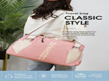 Large Travel Duffle Bag Gym Sports Weekender with Shoe Compartment Wet Pocket Lightweight Carry On V888-ELOSUNG44155
