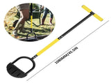 Edger Lawn Tool Garden Edger Half Moon Saw-Tooth Hand Edger Ergonomic Manual Lawn Step Edger with V1370-AZ4-01841