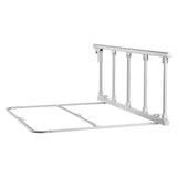 Foldable Bed Rail for Elderly, 122 cm Assist Rail with Fixing Strap, Adjustable Height Pipe V952-BCBSBCBSKZD1BAXNX001V0