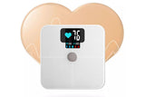 Smart Digital Bathroom Body Fat Scale 180KG Bluetooth Scales Weight for BMI Water -White V1263-JX-6710-1