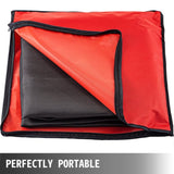 10 x 10 Ft Blanket Black Fiberglass Blanket Portable Fiberglass Fire Retardant Blanket V952-HT10X10HS00000001V0