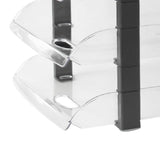 Desk File Letter Tray Layered Classified Documents Rack Acrylic Office Storage Rack Transparent 3 V1294-YM0626-3117220312914