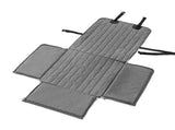 Grey Waterproof Front Pet Car Seat Cover - Non-Slip Dog Booster Seat Protector Mat V888-ELOSUNG27127