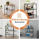 CARLA HOME 3-Tier Adjustable Metal Storage Shelves Wire Rack Organizer for Kitchen, Pantry, Bathroom LSB-36202