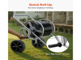 Water Hose Reel Cart, 6096/9144 cm High-Pressure Garden Hose Cart, Hoses Reel Carts with Two Wheels, V952-SGJPC2JLTG20Y0269001V0