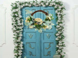 Artificial Hydrangea Wreath Spring Decorative Door Hanging Wall Wreath for Home Door V1294-YM0714-211227LW04-1