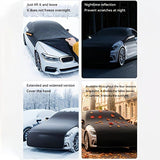 All-season universal semi car cover with portable design, compatible with various vehicle models. V1232-JCZYZ-001