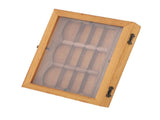 Miniature Wooden Bookshelf Anxiety Relief Multi Books Display Case Cabinet Desk Ornament Decoration V1294-YM0901-3115240028811