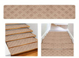 Chmadoxn 4-Piece Non-Slip Stair Treads, Self-Adhesive Striped Carpet Mats, Absorbent & Quiet Step V1189-WXFWAL-20260326-02653