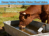 1/2in Float, Water Level Control Auto Fill Adjuatable Arm, 60 PSI, 1.5GPM Flow, Brass V1107-137-50964-WHT1