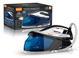 Professional Steam Iron with 1.5L Detachable Water Tank, Ceramic Soleplate, and Auto Shut-Off V1341-ZY-85VQS3W5-BLUE