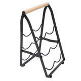 Desktop Wine Rack 3 Tier Tabletop Wine Holder Foldable Wine Bottle Stand Organizer for Bar Home V1294-YM0901-3118250190311