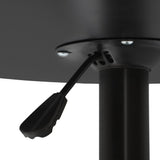 Artiss Bar Table Gas Lift Round Black BA-K-TB304-BK
