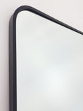 Black Metal Rectangle Mirror - Medium 80cm x 170cm V292-MIRR-MTL022