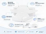 50PCS Disposable Collar Sweat Pads, Self-Adhesive Sweat Absorbing Neck Collar Protectors for Shirts, V1366-AZ2-W-11656