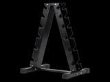 Centra Dumbbells Rack 6 Tier Stand Home Gym Exercise Storage 400kg Capacity SP1081-BK-6-AU