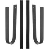 SWETRACE 1Set Iron Surfboard Hanging Hook Deep Gray Simple Design for Sports Equipment Wall Storage V1189-LWWAL-20260327-03803