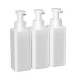 3 Chamber Soap Dispenser Wall Mount Manual Shampoo Liquid Container Leakproof Pump Head Extended V1294-YM0901-3112250034011