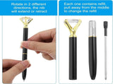 Ballpoint pen 20 pieces Metal casing Black ink Suitable for weddings, office occasions, etc. V1188-MS101-01068-1