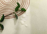 Rectangular Waterproof Pvc Tablecloth, 140 X 220Cm Plastic Table Cloth Stain And Oil Resistant, V1188-MS-227-1804