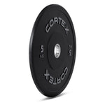 CORTEX 5kg Black Series V2 50mm Rubber Olympic Bumper Plate V420-CSWP-OBPV205-2