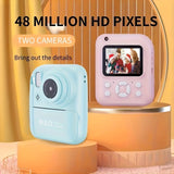 (PINK)Instant-Fun Camera HD Photos, Filter Effects, Time-lapse Selfies, Built-in Games & Music, V1106-ETXJ002