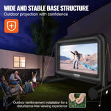 VEVOR Inflatable Movie Screen, 14 FT Inflatable Projector Screen for Outside with Blower and V952-TYPM20CQSCQSN09WYV3