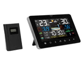 Digital Indoor Outdoor Thermometer Hygrometer Color Display Touch Screen Weather Forecast Station V1294-YM0901-3111260013711
