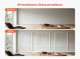 Wall Molding 3 Pack, Wainscoting Panels Kit with Dual-Line Wide & Narrow Profile, Lightweight V952-QMSTJBYXWS319E0MN001V0