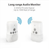 Baby Audio Monitor 2-Way Talk Intercom Wireless Night Light Home Child Safety Device 2.4GHz US-Plug V1370-AZ4-11694