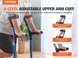 Forearm Crutches for Adults, 11-Level Height Adjustable Walking Crutches with 4-Level Upper Cuff, V952-QBGZPVCRTGCXUI84QV0
