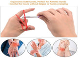 Crochet Hooks Set,Ergonomic Soft Grip Handles Yarn Knitting Needles Kit with Case for Arthritic V1366-AZ2-W-19833