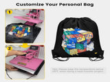 100 Pcs Drawstring Bags Bulk - Lightweight Drawstring Backpack, Cinch Bag for Party Sport Gym Trip V1258-DP02-F-785