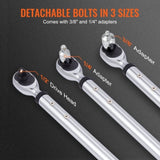 VEVOR Digital Torque Wrench, 1/2" Drive Electronic Torque Wrench, Torque Wrench Kit V952-SXSNLBSSSZNSZ12X5V0