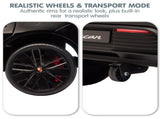 Kahuna Black Porsche Macan Turbo EV Kids Ride On Car 12V Electric Car CAR-PSCH-666-BK