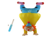 Adult Inflatable Handstand Clown Costume Halloween Upside Down Clown Inflatable Costume V1294-YM0703-3115230020011