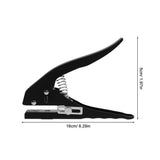Precise Single Hole Punch Tool for Catering Plastic Cup Lids in Black V1192-AZ-W-22299