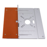 Aluminium Router Table Insert Plate Table for Woodworking Benches Router Plate Wood Tools Milling V1294-YM0703-3114230068011